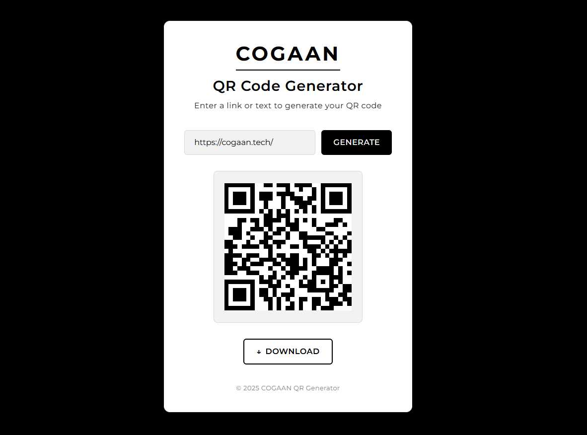 COGAAN QR Gen